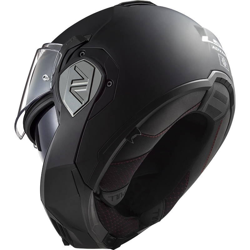 Klapphelm Motorrad LS2 FF906 Advant Solid schwarz matt