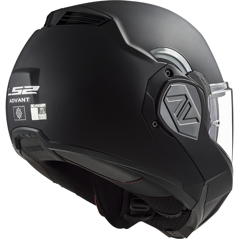 Klapphelm Motorrad LS2 FF906 Advant Solid schwarz matt