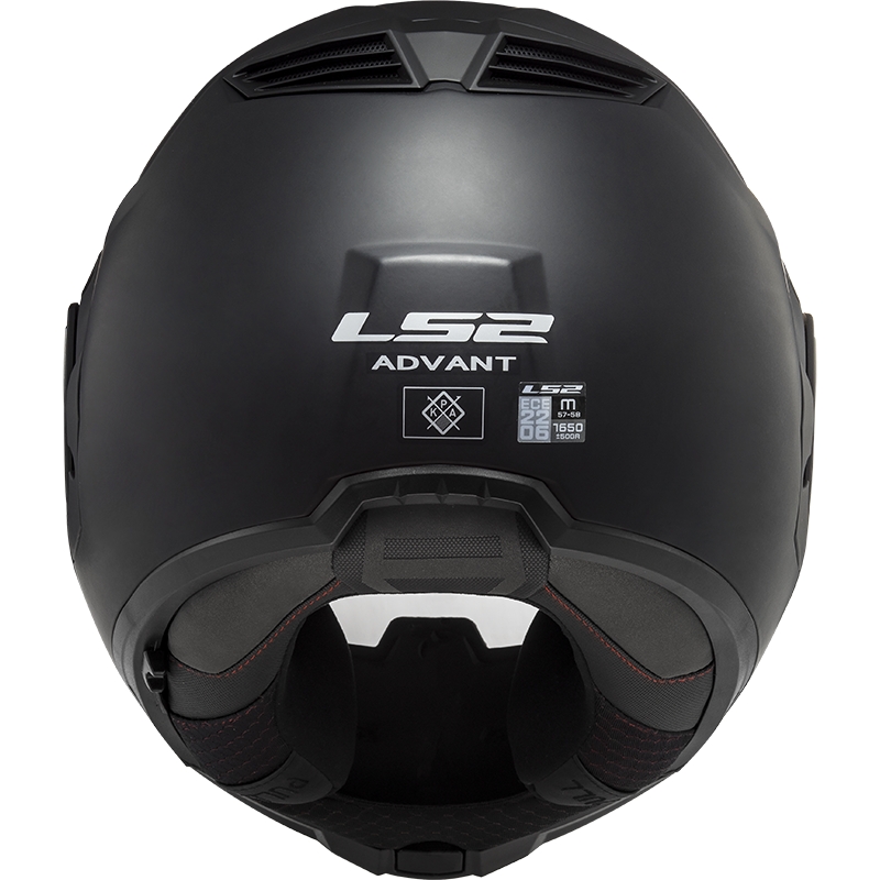 Klapphelm Motorrad LS2 FF906 Advant Solid schwarz matt