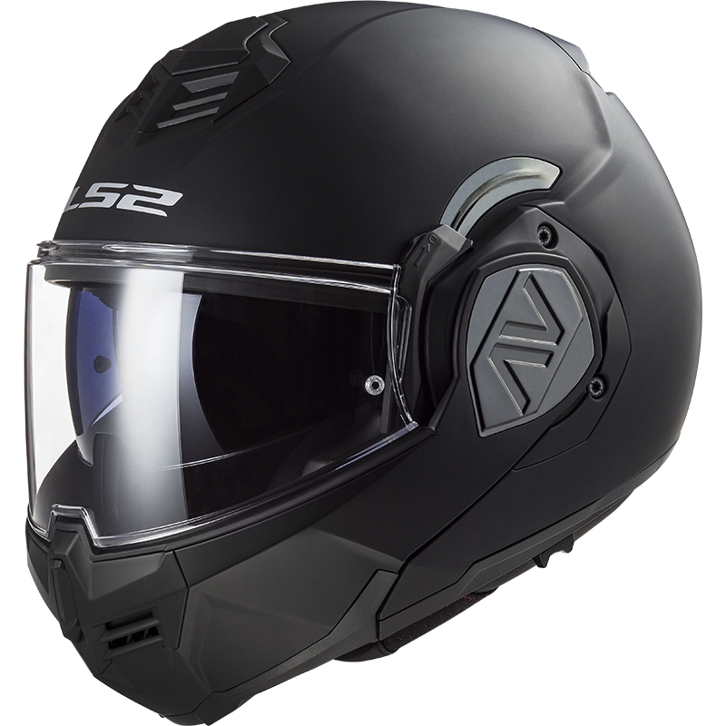 Klapphelm Motorrad LS2 FF906 Advant Solid schwarz matt