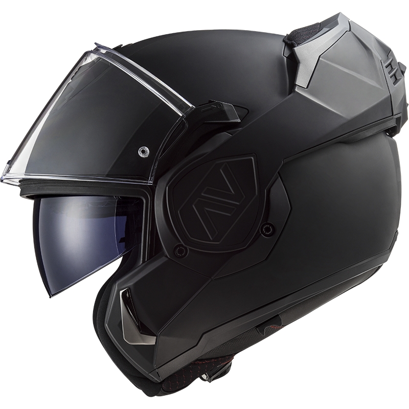 Klappbarer Motorradhelm LS2 FF906 Advant Noir-06 schwarz