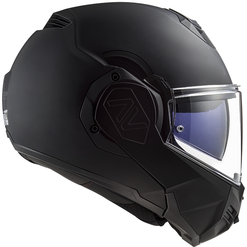 Klappbarer Motorradhelm LS2 FF906 Advant Noir-06 schwarz