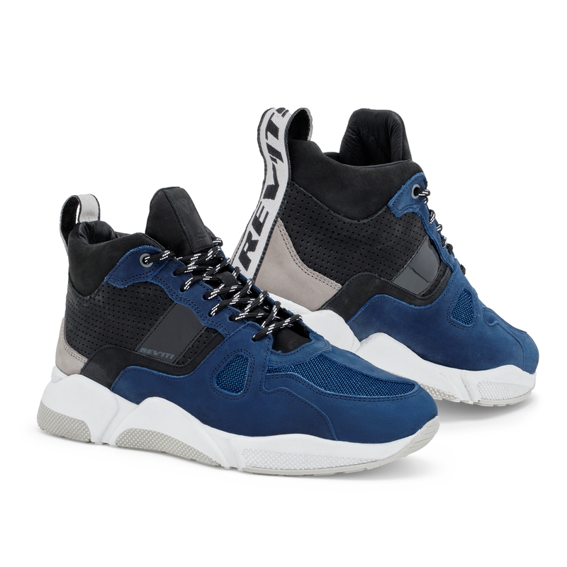 Revit Astro Motorradstiefel blau und weiß Ausverkauf