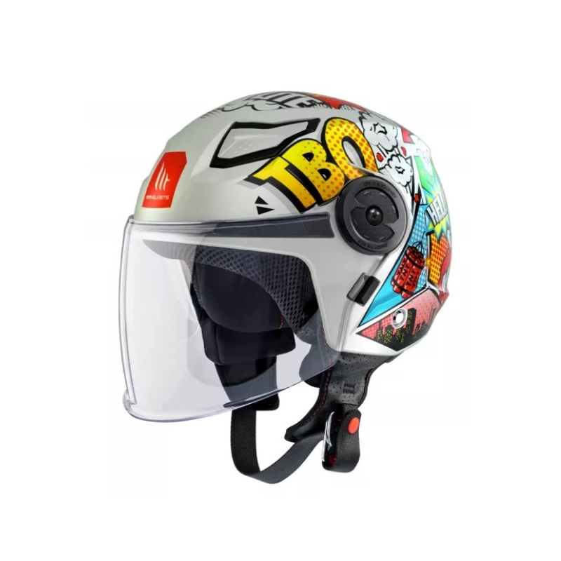 MT Lite Tbo A0 Open Motorradhelm für Kinder