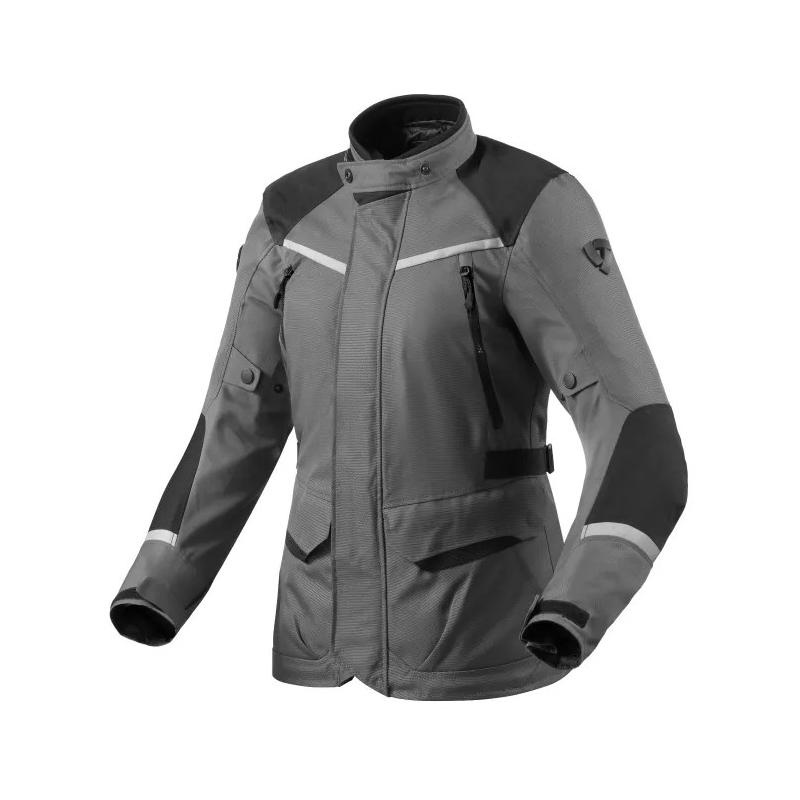 Revit Voltiac 3 H2O Damen Motorradjacke grau-schwarz