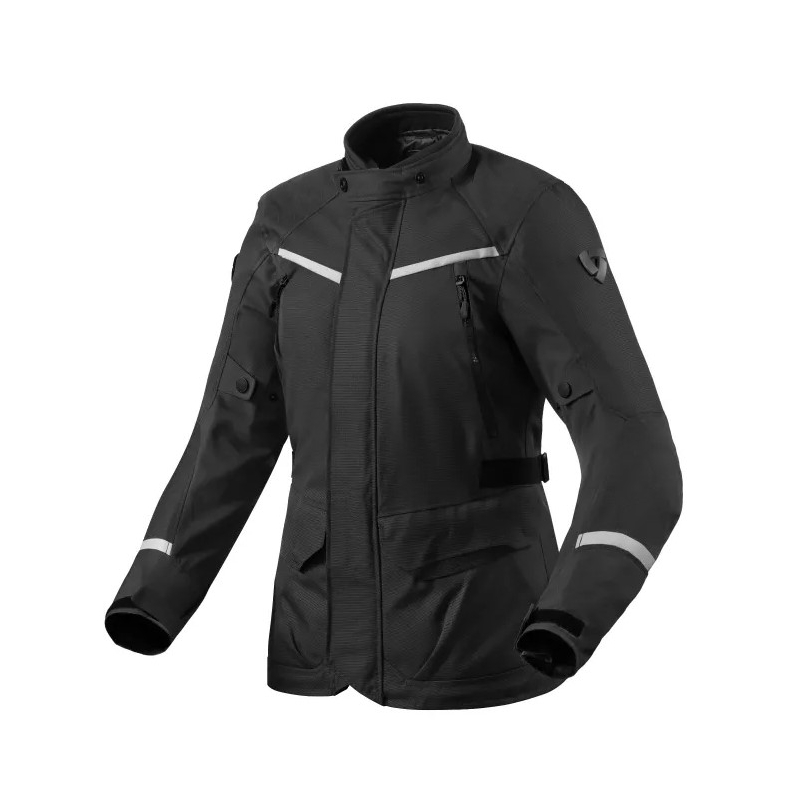 Revit Voltiac 3 H2O Damen Motorradjacke schwarz und silber