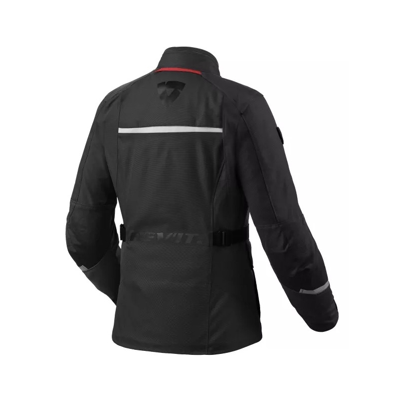 Revit Voltiac 3 H2O Damen Motorradjacke schwarz und silber