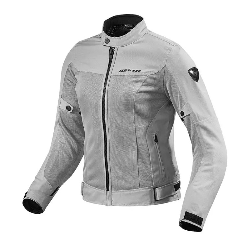 Revit Eclipse Motorradjacke Damen Silber Ausverkauf