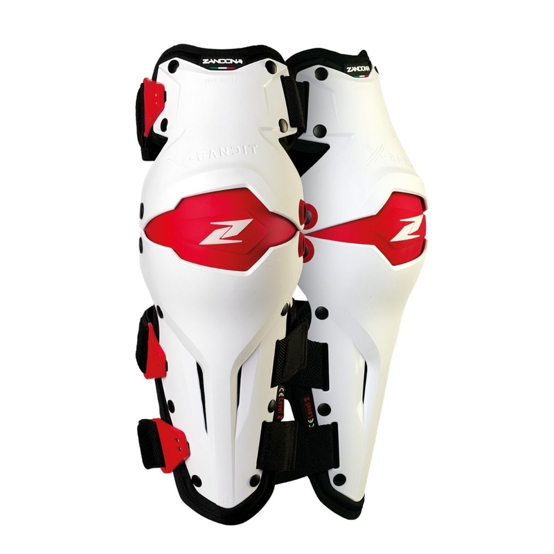 Zandona X-Bandit Knieschoner rot-weiß