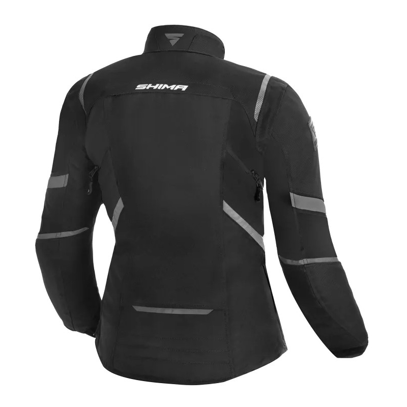 Damen Motorradjacke Shima Rush schwarz Ausverkauf