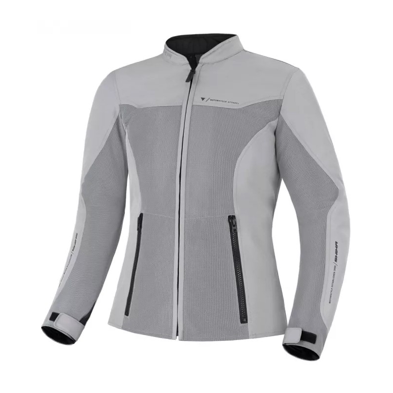 Damen Motorradjacke Shima Openair grau