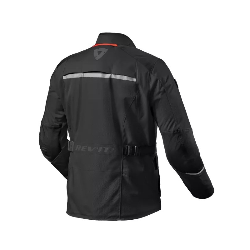 Revit Voltiac 3 H2O Schwarz-Silber Motorradjacke