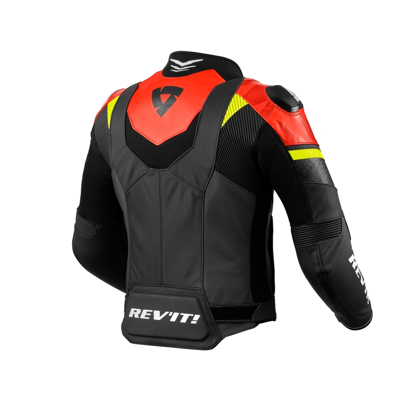 Revit Hyperspeed 2 Air schwarz-fluorrote Motorradjacke Ausverkauf