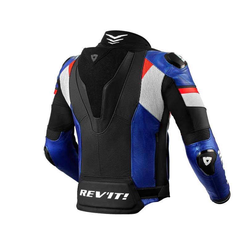 Revit Hyperspeed 2 Pro Schwarz und Blau Motorradjacke Ausverkauf
