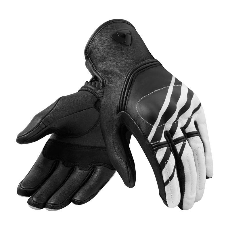 Revit Redhill schwarz-weiße Motorradhandschuhe Ausverkauf