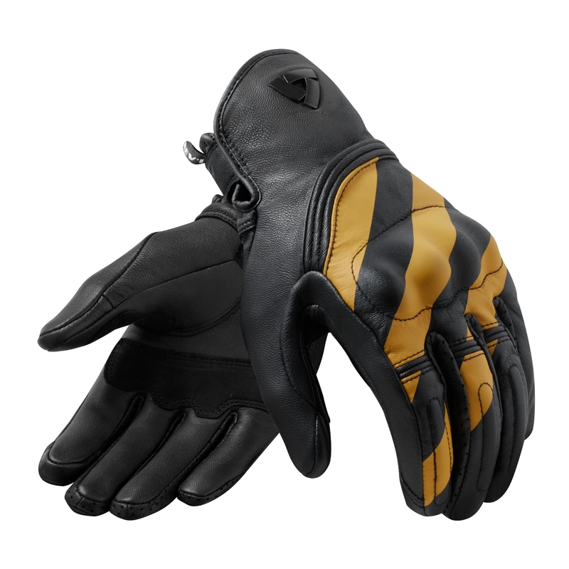 Motorradhandschuhe Revit Redhill schwarz und gelb Ausverkauf