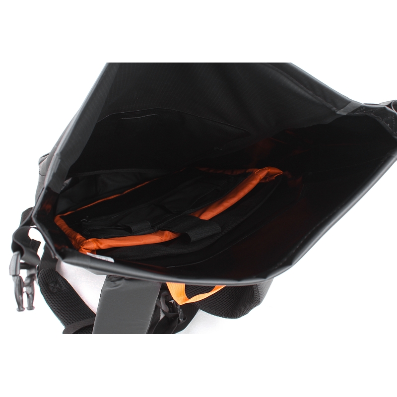 Wasserdichter Rucksack Oxford AQUA EVO schwarz-orange 22 l