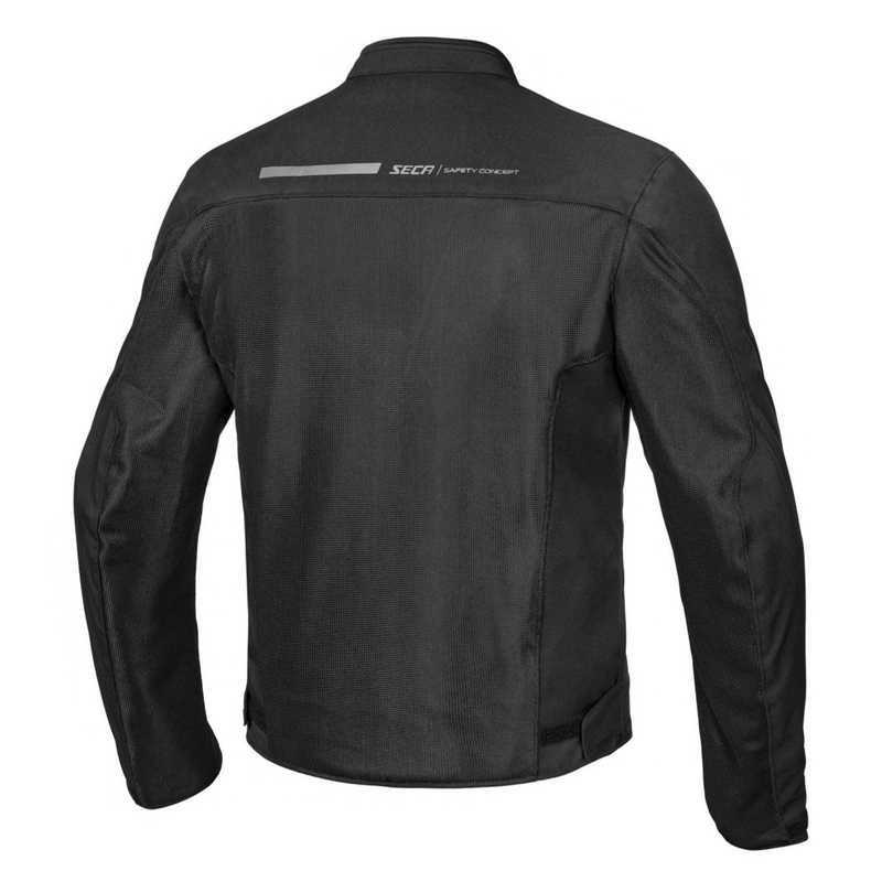 SECA Superlite Motorradjacke schwarz Ausverkauf