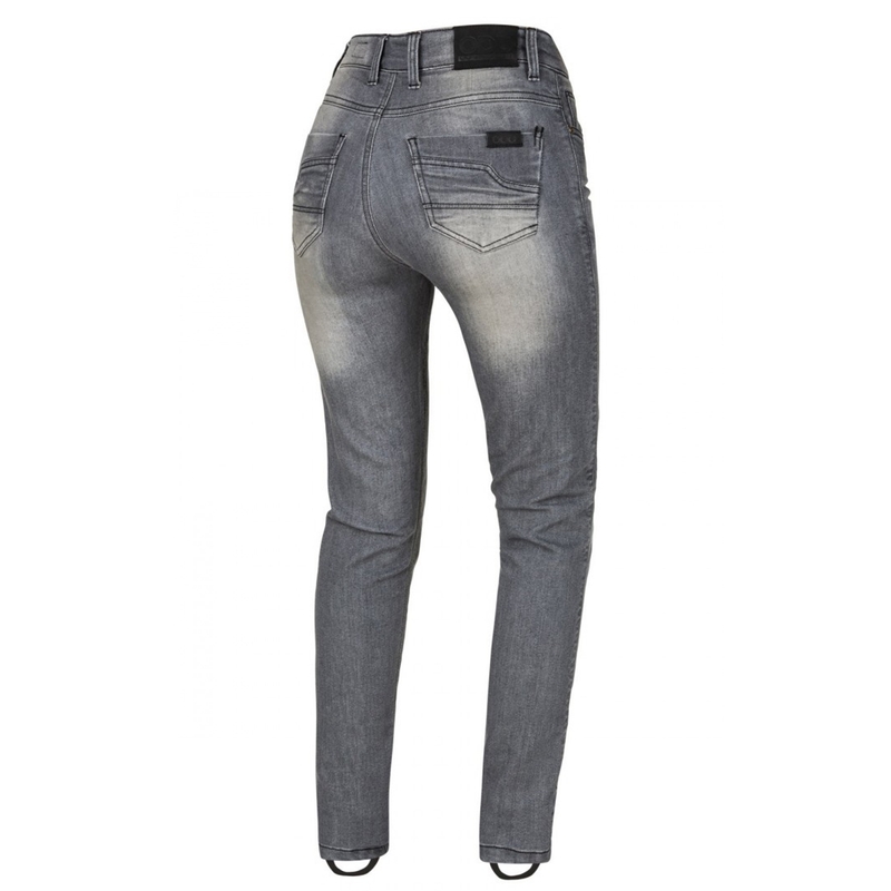 Damen Motorradjeans SECA Trinity COR grau Ausverkauf