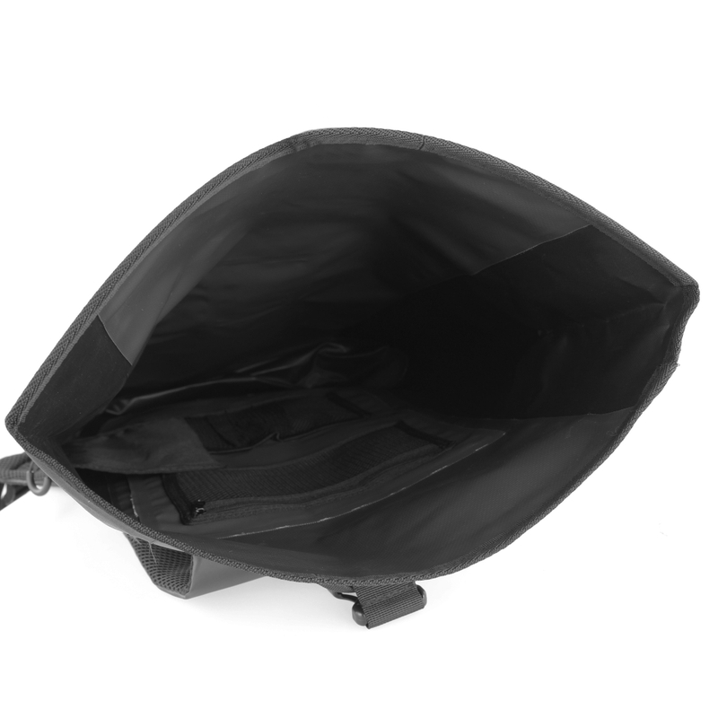 MotoZem wasserdichter Rucksack schwarz-grau