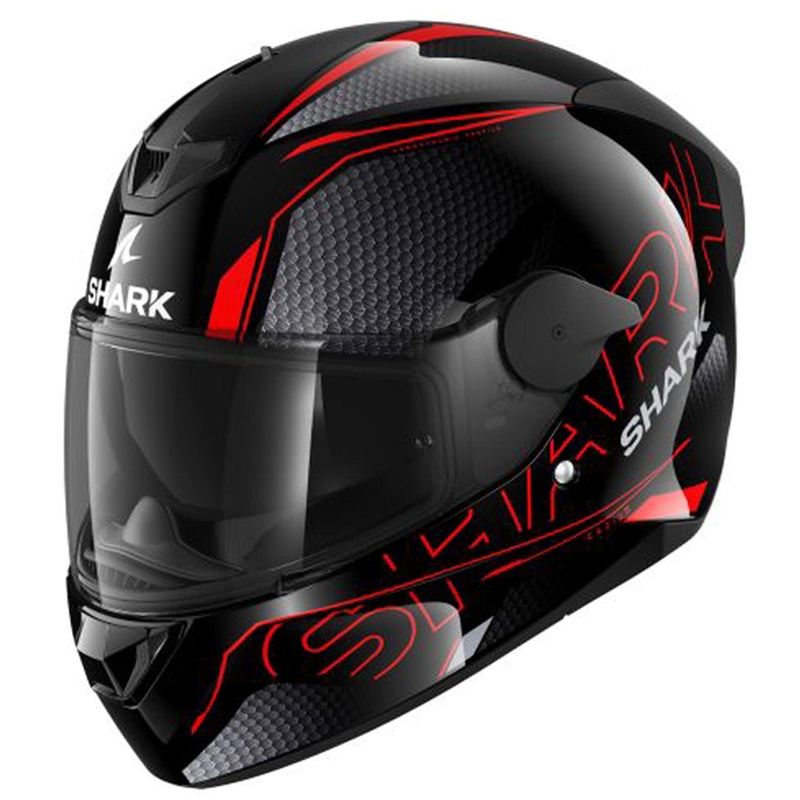 Integral Motorradhelm SHARK D-SKWAL 2 Cadium schwarz-rot