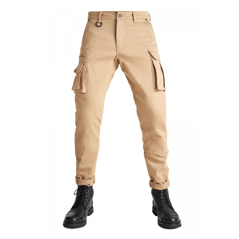 PANDO MOTO Desert Cargo Motorradhose beige