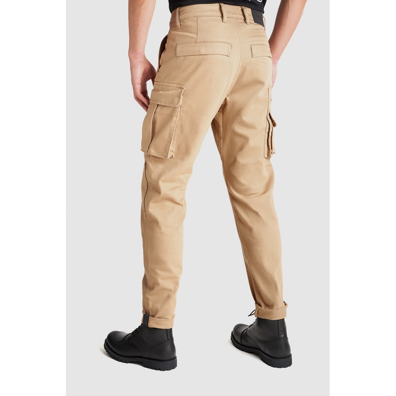 PANDO MOTO Desert Cargo Motorradhose beige