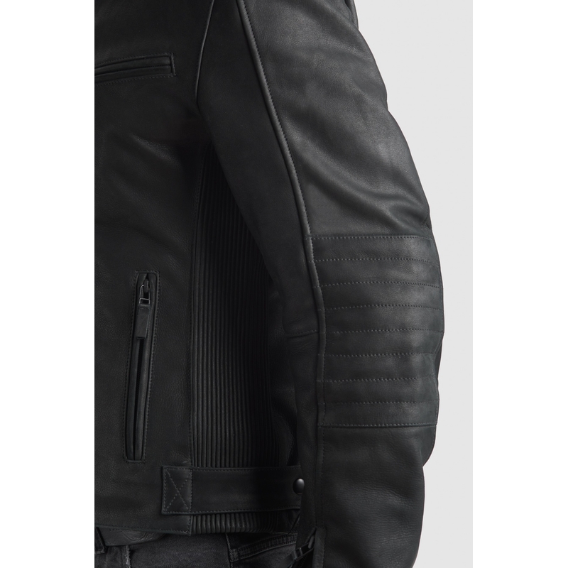 Leder-Motorradjacke PANDO MOTO Tatami LT 01 schwarz Ausverkauf