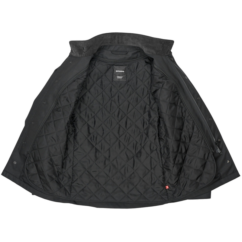 Motorradjacke PANDO MOTO M65 WP schwarz Ausverkauf