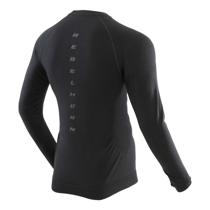 Rebelhorn Freeze II schwarzes Thermoshirt