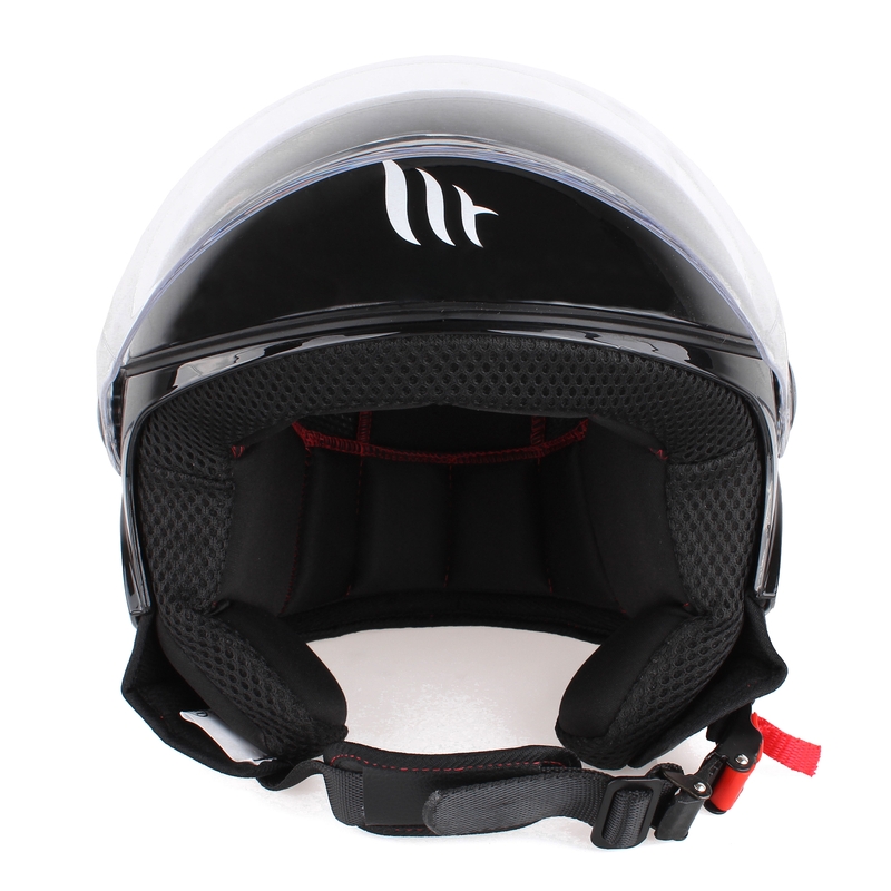 MT Street offener Motorradhelm schwarz Ausverkauf