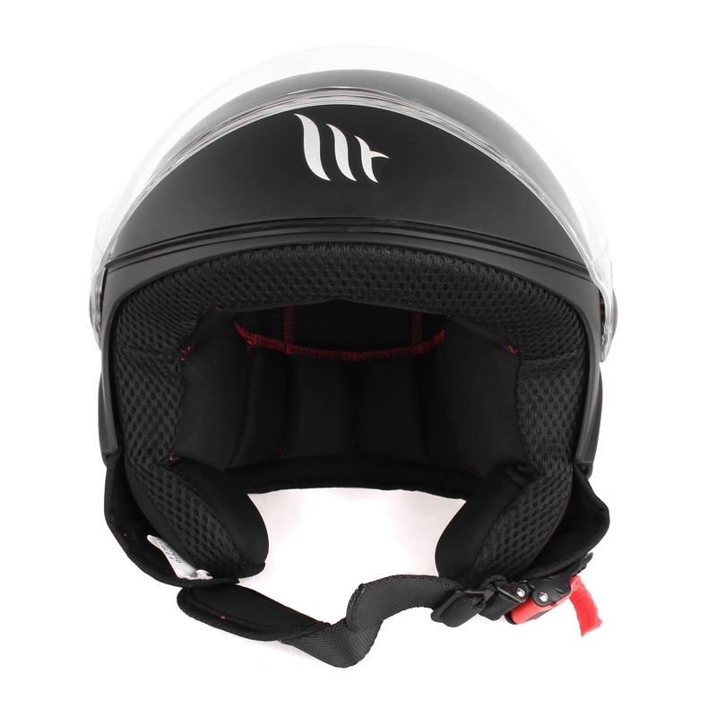 MT Street offener Motorradhelm schwarz matt Ausverkauf