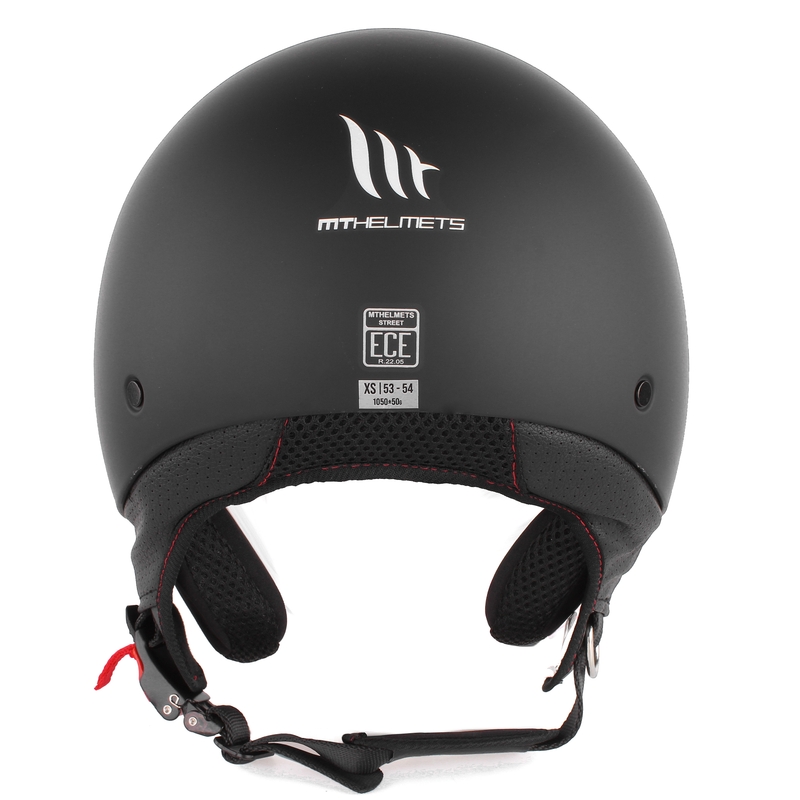 MT Street offener Motorradhelm schwarz matt Ausverkauf