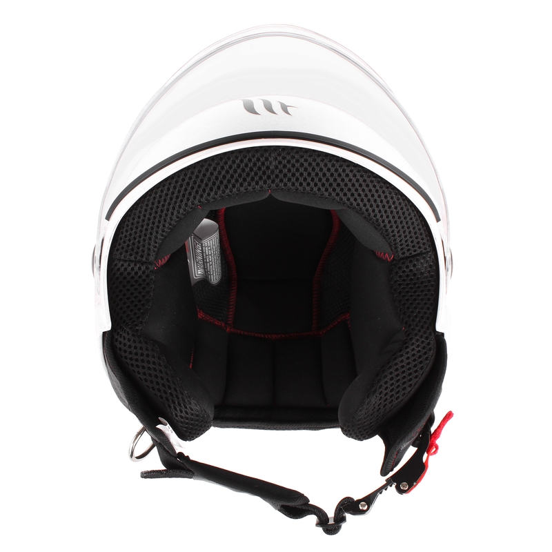 MT Street offener Motorradhelm weiß Ausverkauf