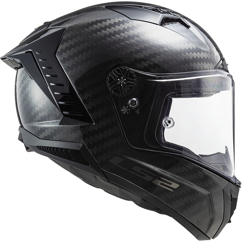 LS2 FF805 Thunder Carbon Schwarz Integral Motorradhelm