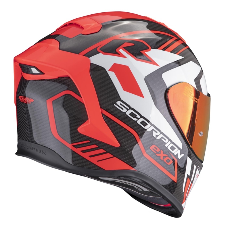 Integralhelm Scorpion EXO-R1 EVO Carbon Air Supra schwarz-rot
