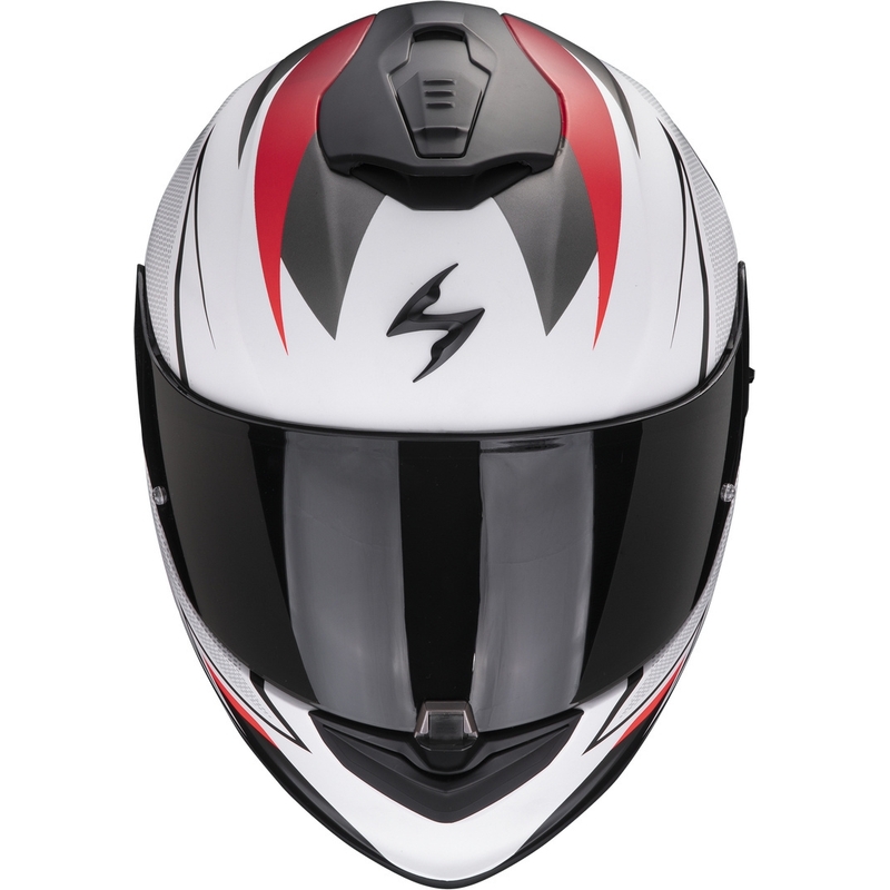 Integralhelm Scorpion EXO-1400 EVO Air Thelios weiß-rot