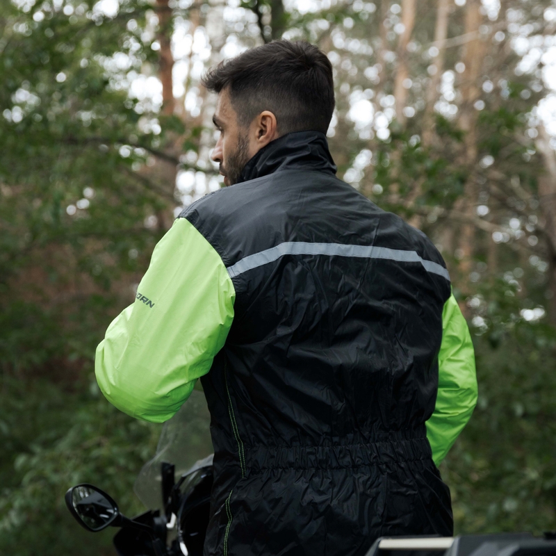 Rebelhorn Rain fluo gelb Motorrad Regenjacke