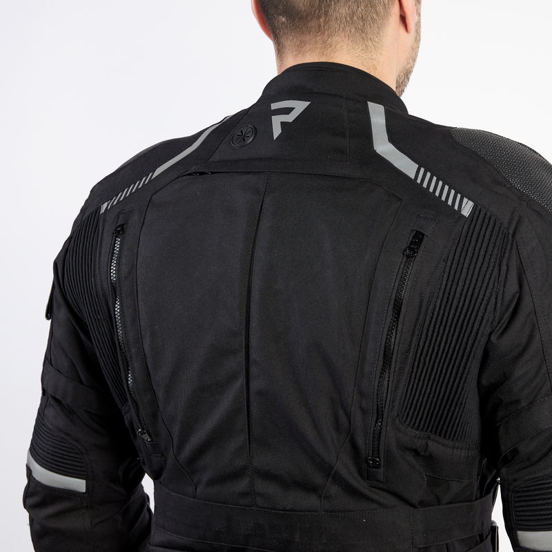 Rebelhorn Patrol Schwarze Motorradjacke