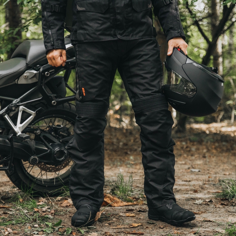 Ozon Vulcan Motorradhosen Schwarz