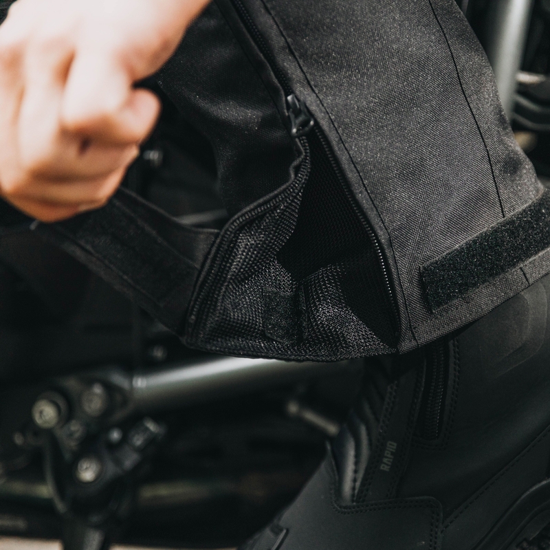 Ozon Vulcan Motorradhosen Schwarz