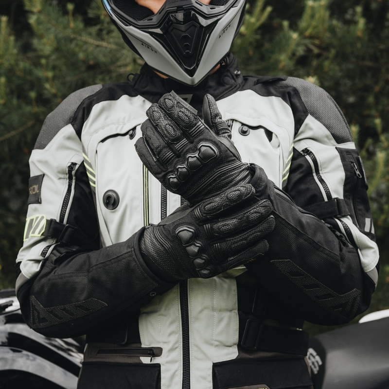 Motorradhandschuhe Rebelhorn Patrol Short Schwarz Ausverkauf