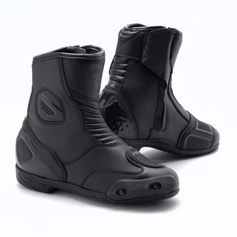 Rebelhorn Trip ST Short Schwarz Motorradstiefel Ausverkauf