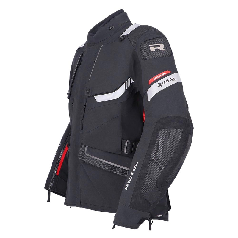 Motorradjacke RICHA Armada GTX Pro schwarz Ausverkauf