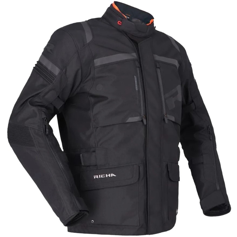 Motorradjacke RICHA Brutus GTX schwarz Ausverkauf