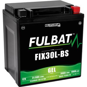 Gel-Batterie FULBAT FIX30L-BS GEL