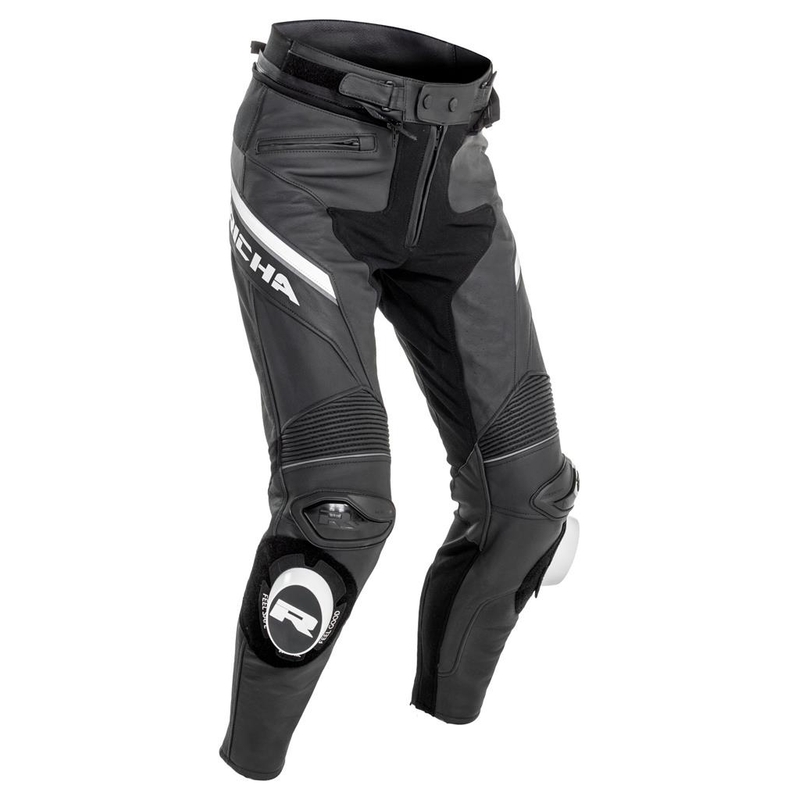 RICHA Viper 2 Street Motorradhose schwarz/weiß Ausverkauf
