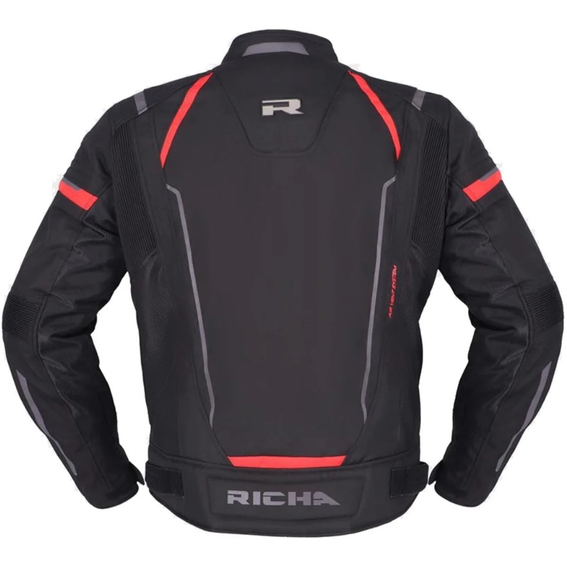 Motorradjacke RICHA Airstream 3 schwarz-rot Ausverkauf