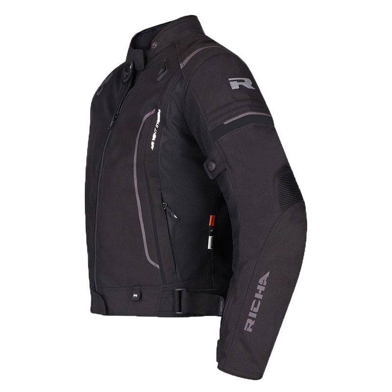 RICHA Airstream 3 Damen-Motorradjacke Schwarz Ausverkauf