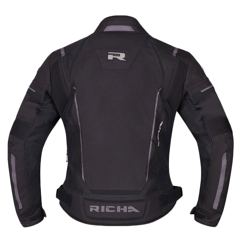 RICHA Airstream 3 Damen-Motorradjacke Schwarz Ausverkauf